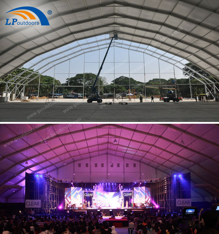 Big Polygon Concert Or Sports Event Tent Customized Design Party Tent 