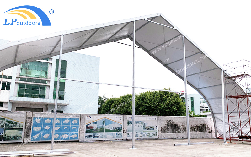 Aluminum 25m Large Curved Sports Tent For Outdoor Event