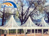 5X5m small pagoda transparent tent for wedding 