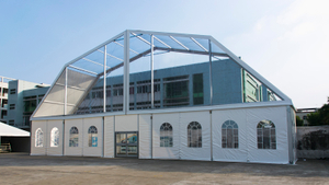 25m Clear Polygon Roof Aluminum Frame Canopy Tent for Outdoor Events