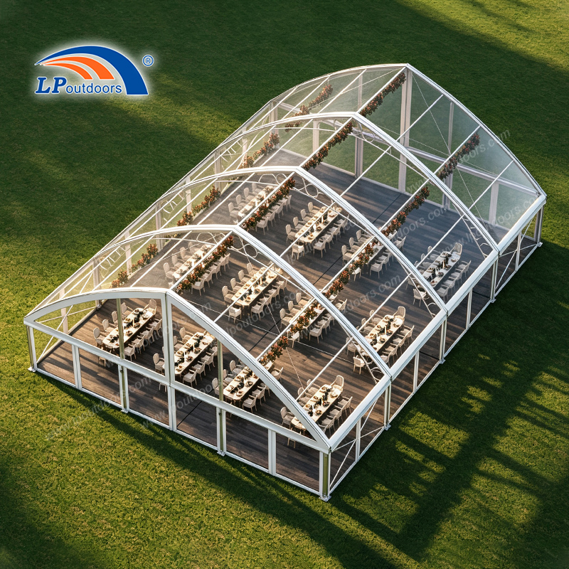 Clear Skyline Arch Orangery Tent for Sale | Luxury Event Marquee