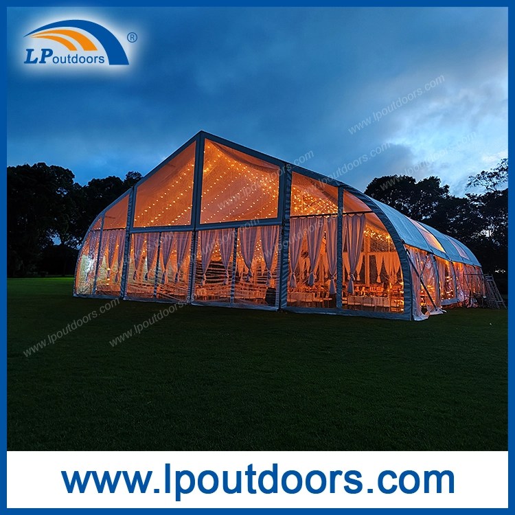 500 People Luxury Curve Marquee Tent for Outdoor Wedding Party for Sale in USA,America,Canada