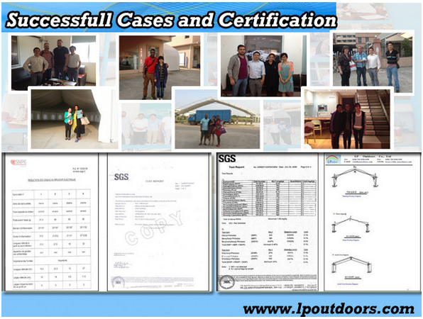 5X10m Hot Sales Beautiful Canvas Tent Frame