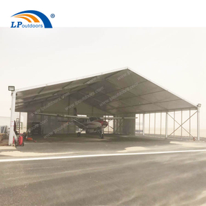 Luxury glass with ABS panel marquee temporary aircraft building for storage