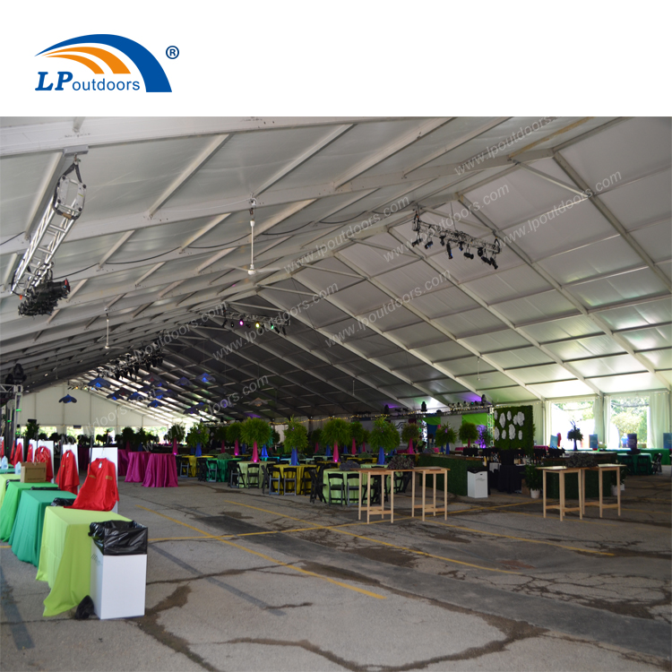 Clear span Aluminum temporary exhibition tent for marketing trade show 