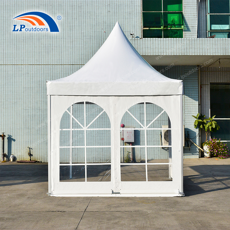 Aluminum structure trade show tent with sidewalls