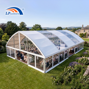 Custom Clear and White Top Wedding Arch Orangery Tent | Factory Direct