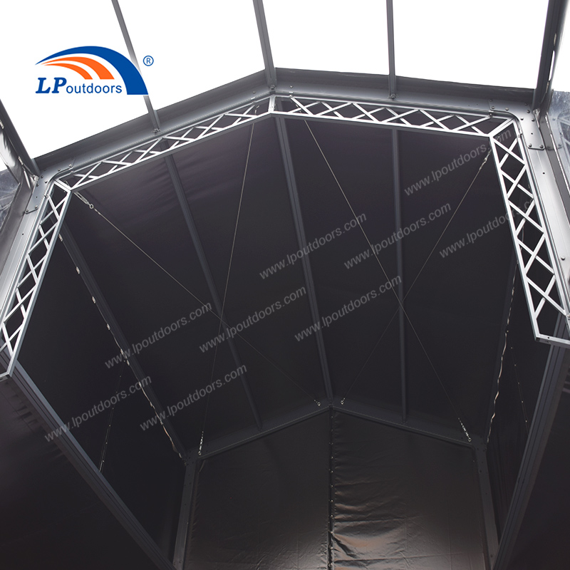 12m Luxury Atrium Wedding Marquee Tent - 200 Capacity Permanent-Style Venue