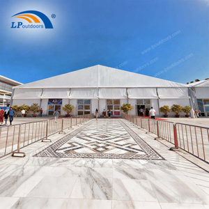 Premium 6m Eave Height Exhibition Hall Tent for Mega Trade Shows in Dubai