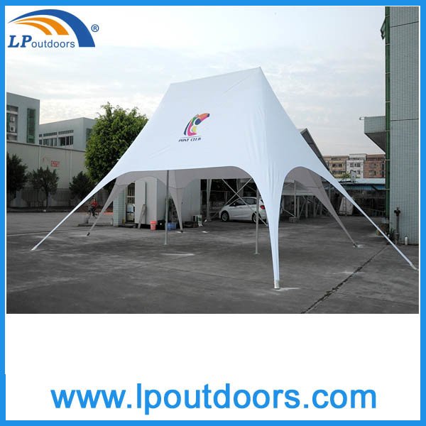 Outdoor Double Peak Logo Car Show Display Exhibition Tent