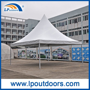  6x6m 30 People 30 Seater Outdoor White PVC Pagoda Gazebo Tent for Wedding Event