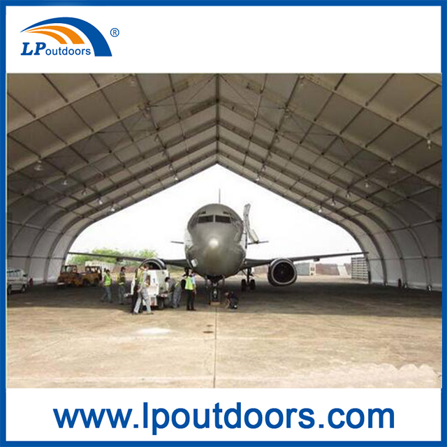 Huge Durable Strong Aircraft Hangar Curved Marquee Tent For Sale