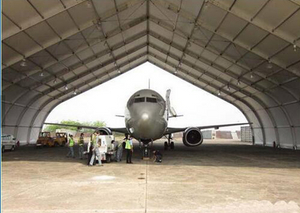 Outdoor Aluminum Frame TFS Aircraft Hangar Tent For Rental