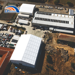 Big Storage Space with High Sidewall Industrial Tent