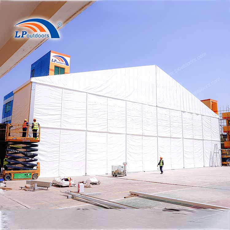 30m clear Span High Side Hight Aluminum Warehouse Tent