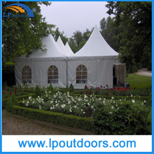3x3m White PVC High Peak Pagoda Tent for Party Event