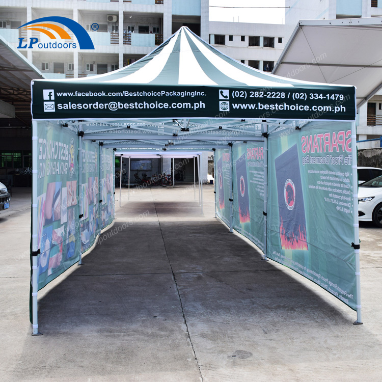 Customized Advertising 3x3m Aluminum Canopy Tent For Trade Show