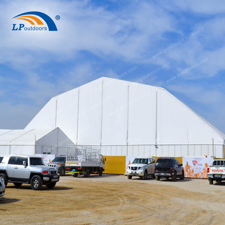polygon sports tent temporary fabric structure for swimming pool