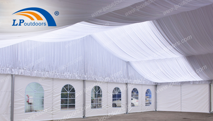 The Classic European Style Lining for the 20m Outdoor Party Tent