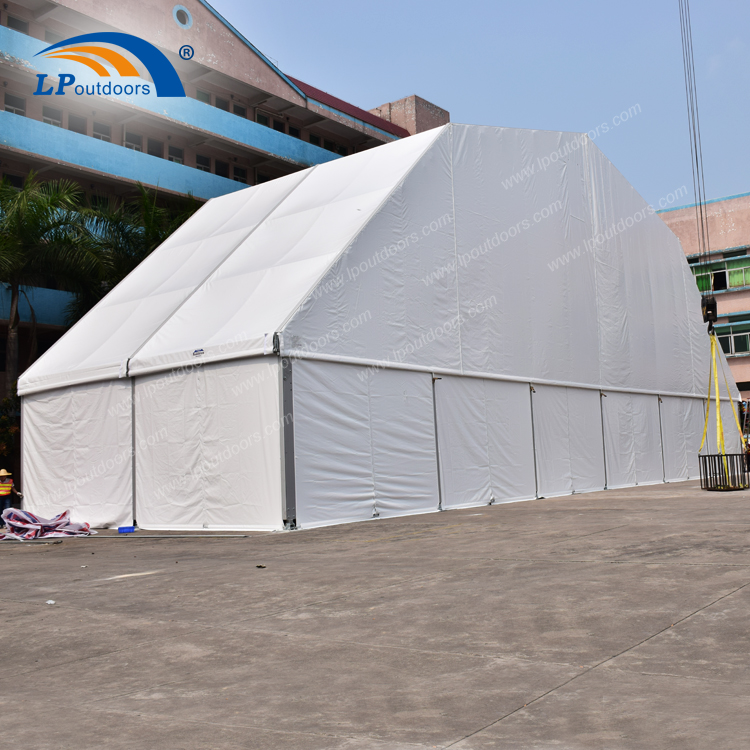 High level polygon marquee temporary workshop building for horse riding from China Manufacturer - LP outdoors