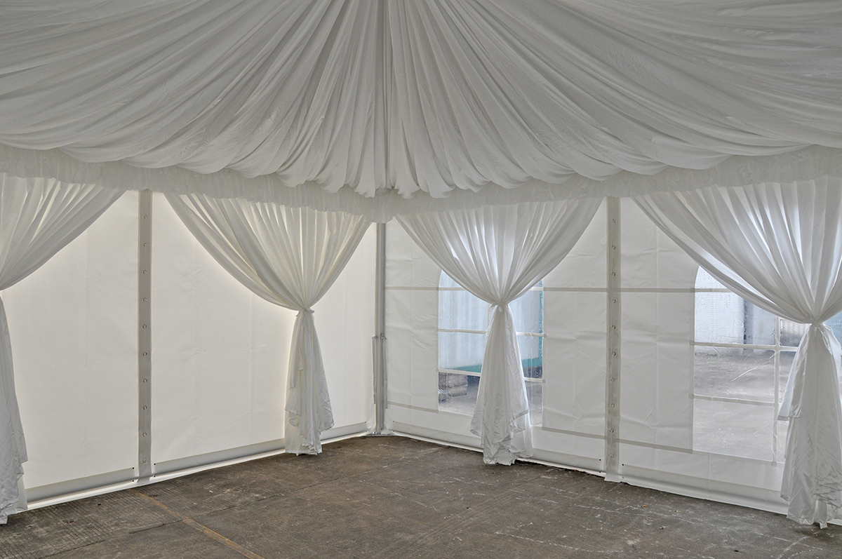 5x5m 20 seater b line tent with lining glass door for sale in Kenya 