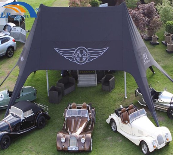 16X21m Custom Printed Advertising Trade Show Display Star Shade Tent