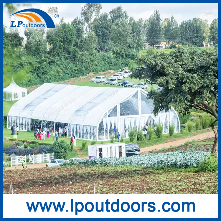 20x35m Luxury Wedding Tent Curved Tent for Sale