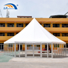 Dia 12m Outdoor Luxury Hexagon Pagoda Tent with Glass Wall