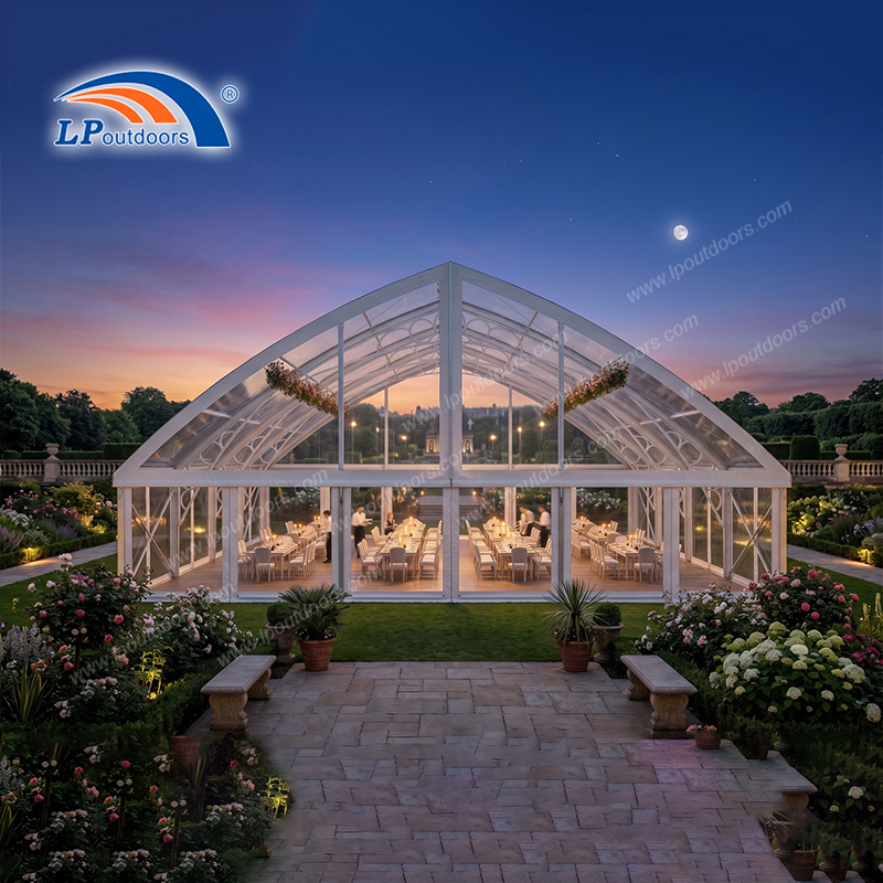Clear Skyline Arch Orangery Tent for Sale | Luxury Event Marquee