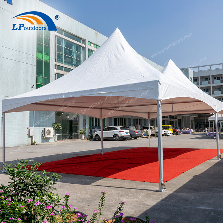 20' x 20' Cross Cable High Peak Tent for Sale | LP Outdoors