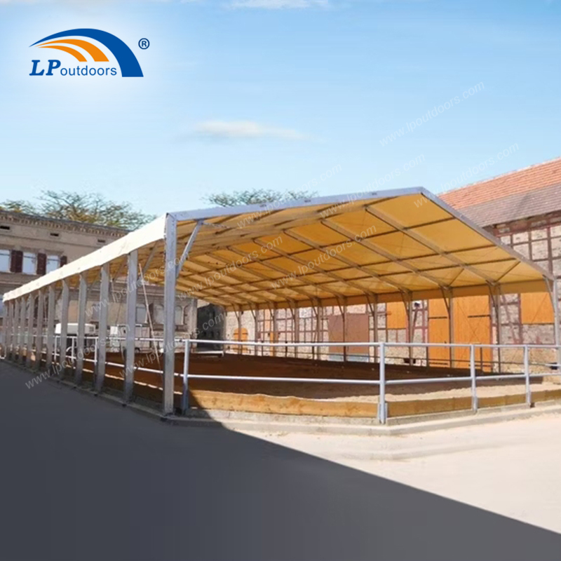 tent for horse training