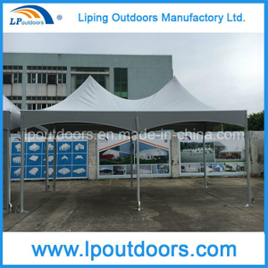 Double Peak Aluminum Frame Spring Top Tent For Outdoor Activities 