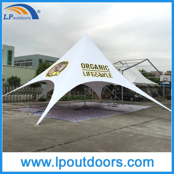 Dia16m Outdoor Single Top Spider Canopy Star Tent for Sale