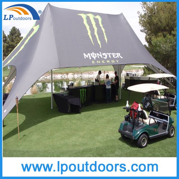 16X21m Custom Printed Advertising Trade Show Display Star Shade Tent