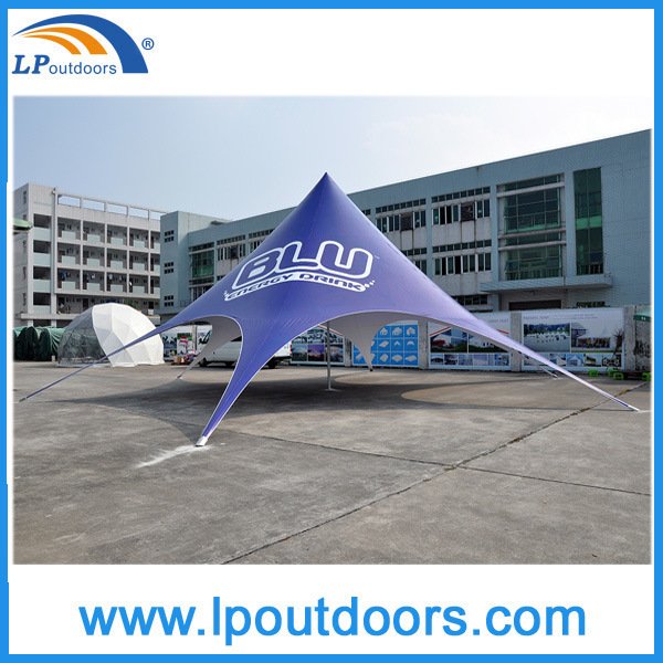 Dia 16m Coffee Shop Single Peak Spider Star Tent for Events