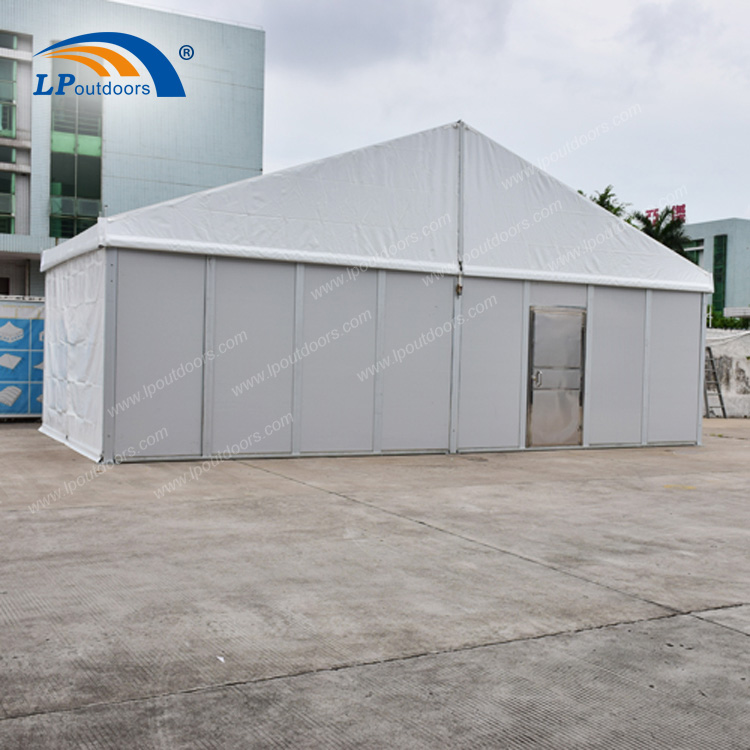 10m Aluminum White PVC Event Tent With Sandwith Wall For Sale 