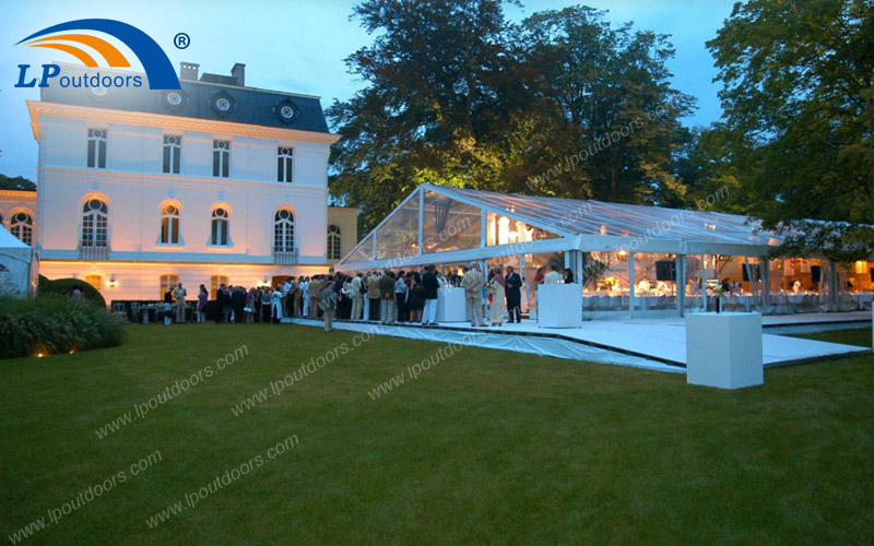 1000 Seater Luxury Transparent Outdoor Wedding Tent With Marquee Lining