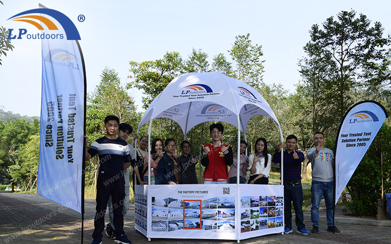 Outdoor Promotional Hexagonal Advertising Tent