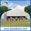 25m Clear Span Aluminum temporary structure curved tent for entertainment