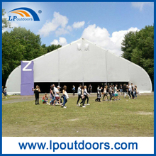 Aluminum temporary structure curved tent for entertainment