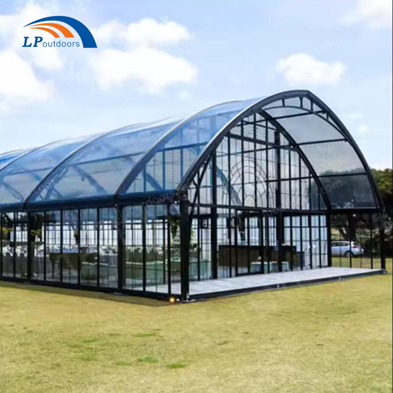 15m Aluminum Black Frame Arcum style Marquee Wedding Tent for Event