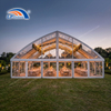 Custom Clear and White Top Wedding Arch Orangery Tent | Factory Direct