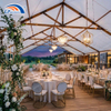 Rustic Faux Timber Aluminum Marquee Tent