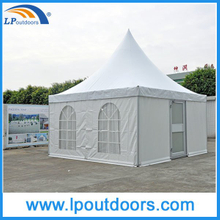 5mX5m Outdoor Pagoda Tent with Glass Window Door and Lining 