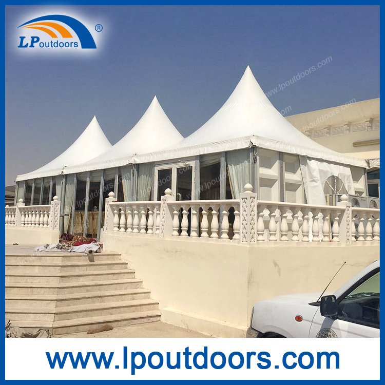 Outdoor Luxury Wedding Marquee Pagoda Tent with ABS Wall for Sale