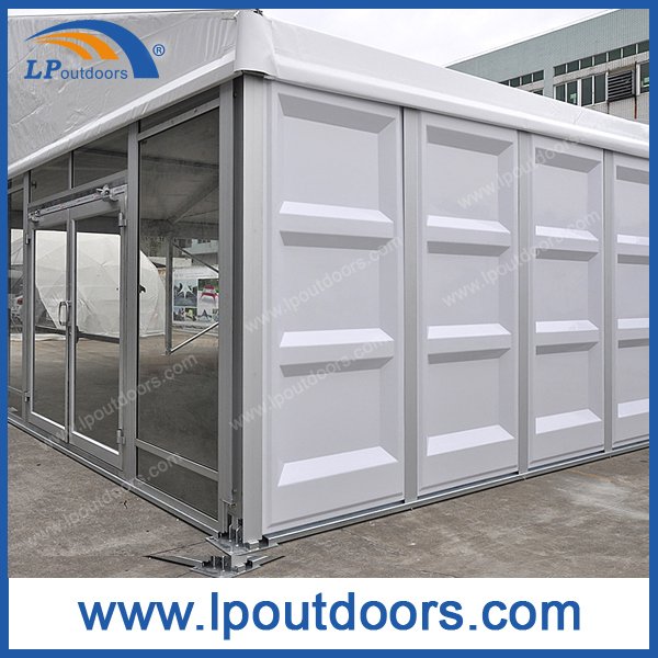 Heavy Duty Aluminum Frame Solid ABS Glass Wall Tent