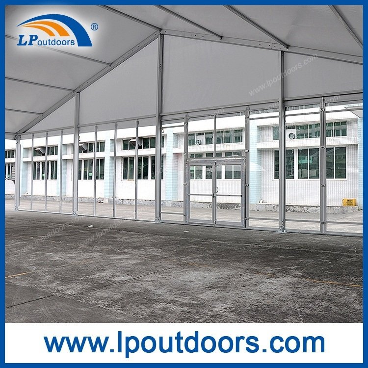 20m Clear Span Outdoor Large Luxury Aluminum Event Tent with Glass Wall