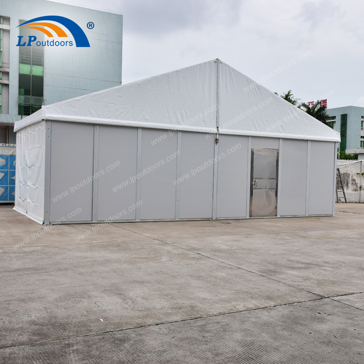 10m Aluminum White PVC Event Tent With Sandwith Wall For Sale 