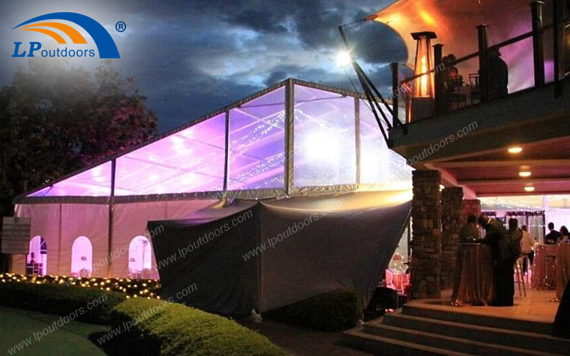 Aluminum Temporary Clear Luxury Transparent Party Dinner Tent