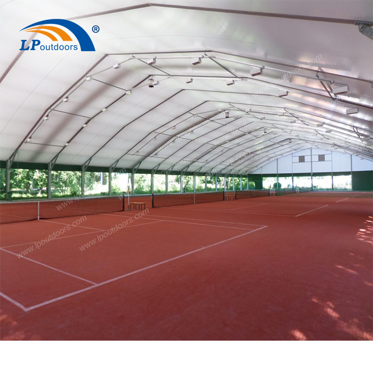 polygon tennis tent